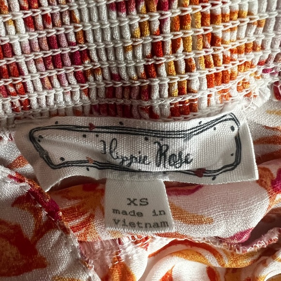 Hippie Rose Tie Shoulder Top - Picture 6 of 8